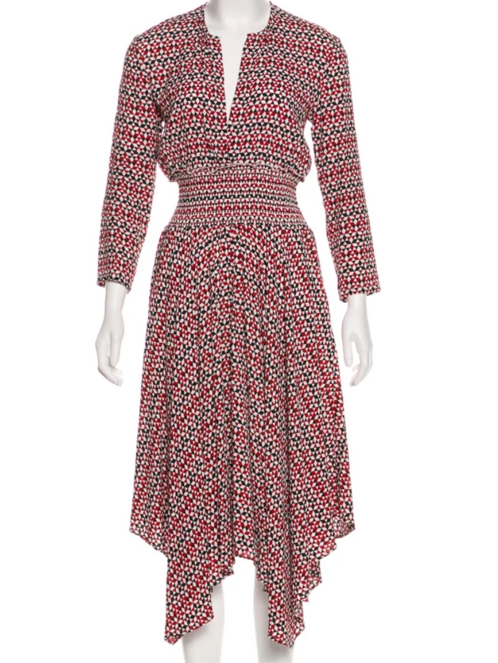 Maje Rayi Imprime Midi Dress